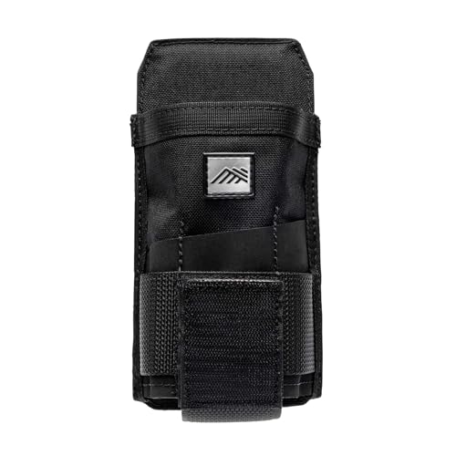 Diamondback Wingman X versatile tool holster secured to a belt, black utility pouch design