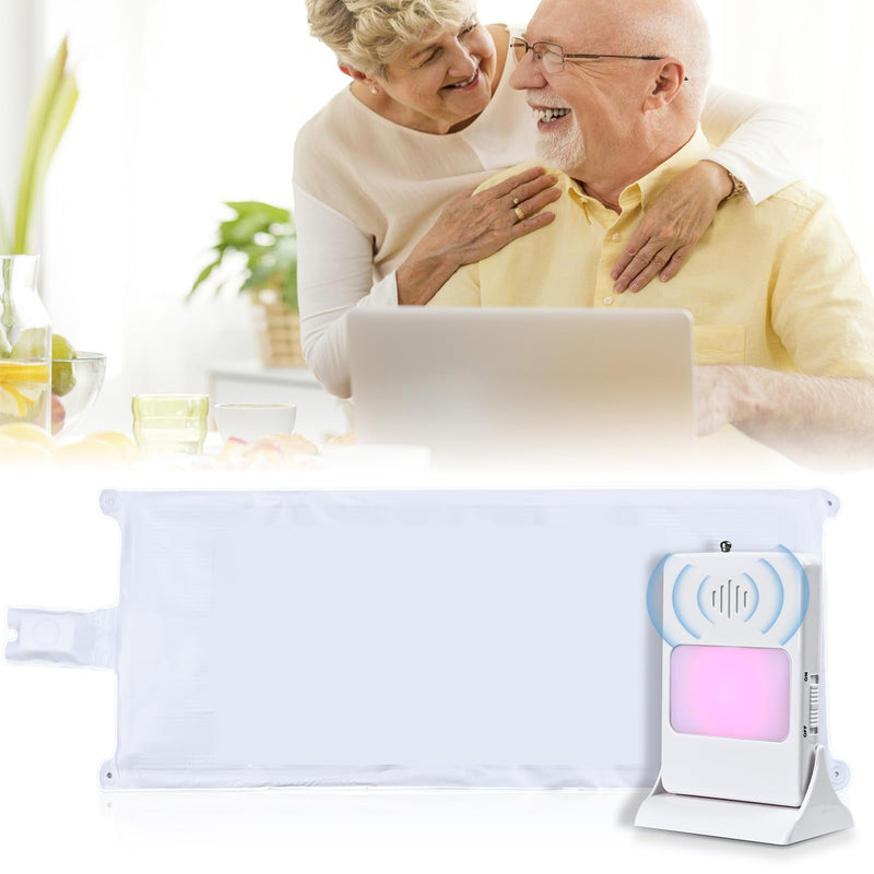 [Australia - AusPower] - Bed Sensor Pad & Pager for Elderly Dementia Patients Caregiver Bed Alarm with 32" x 13" Motion Sensor Pad Fall Prevention for Elderly (Bed Pad) Bed Pad 
