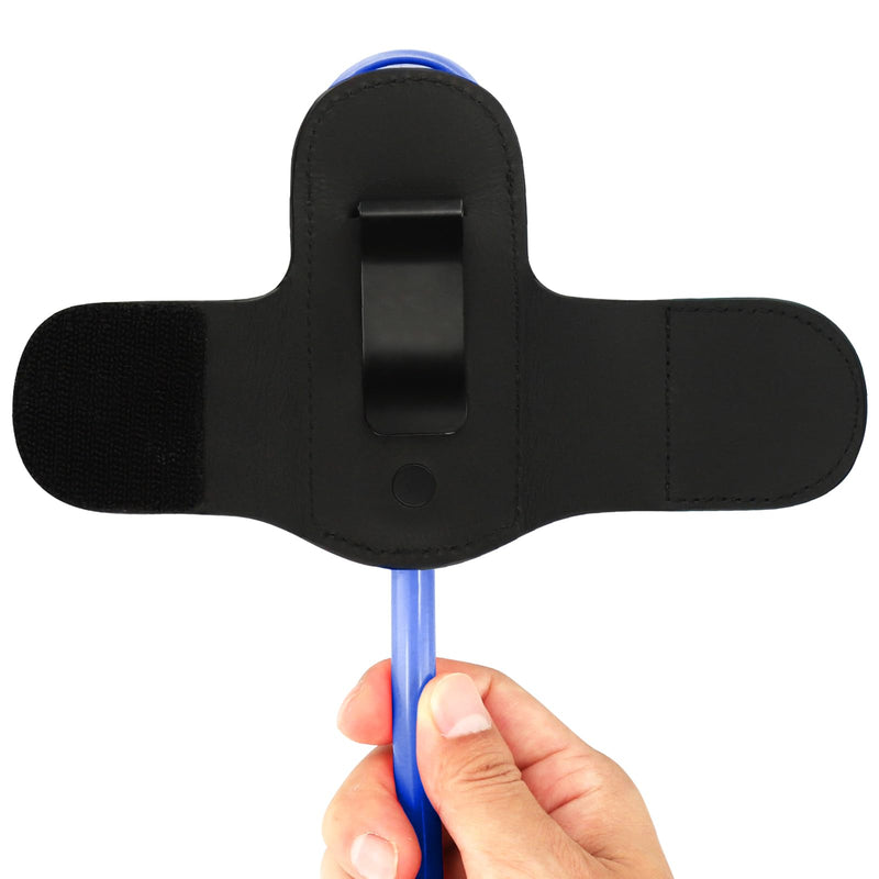 [Australia - AusPower] - (Patent No:USD1053358S) iGuerburn Premium Leather Stethoscope Holder Hip Clip for Scrubs,Stethoscopes Holster for 3M Littmann ADC EKO 500,Stethoscope Belt Clip Holder for Doctors Nurses EMT EMS 