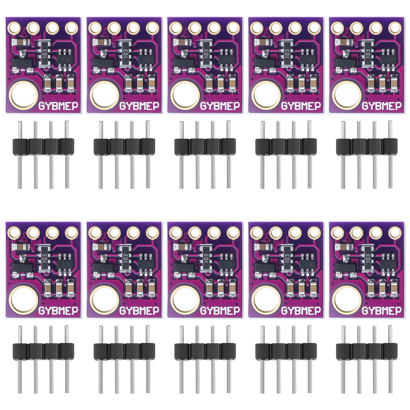 [Australia - AusPower] - 10pcs BMP280 5V Sensor Module GY-BMP280-5 Atmospheric Pressure Sensor Temperature Humidity Sensor I2C Interface Compatible with Arduino 