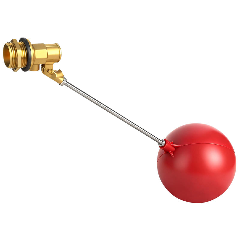 [Australia - AusPower] - Stainless Steel Float Valve for Water Tank and Trough,1/2-3/4 Inch Size Options for Reliable Water Level Management in Various Applications with Durable Build (0.98in) 25mm/0.98inch 