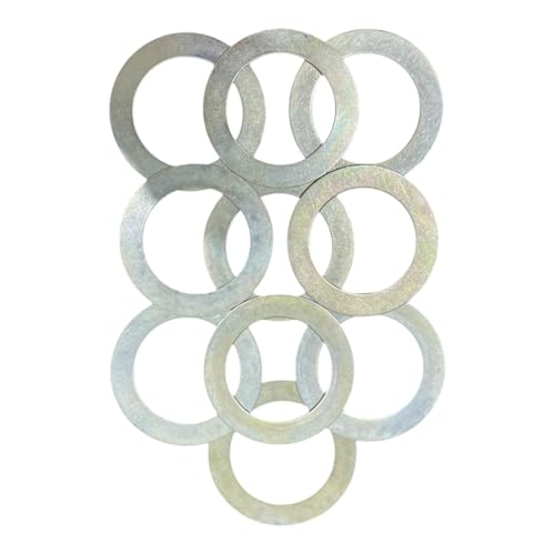 Generic bucket pin shims flat washers, 90mm x 60mm x 2mm, set of 10 for earthmoving machines