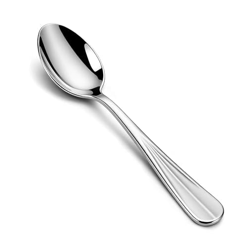18/10 Stainless Steel Teaspoons,6.3-Inch,Set of 12,Dishwasher Safe