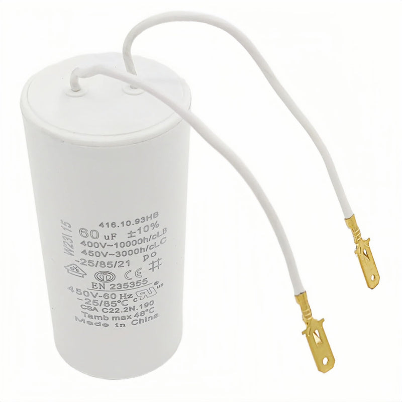 60μF 450VAC Motor Capacitor - FA7147-5 FA7175 Replacement Direct Fit for Rotary & Forward Auto Lift Power Units, Snap-in Mount