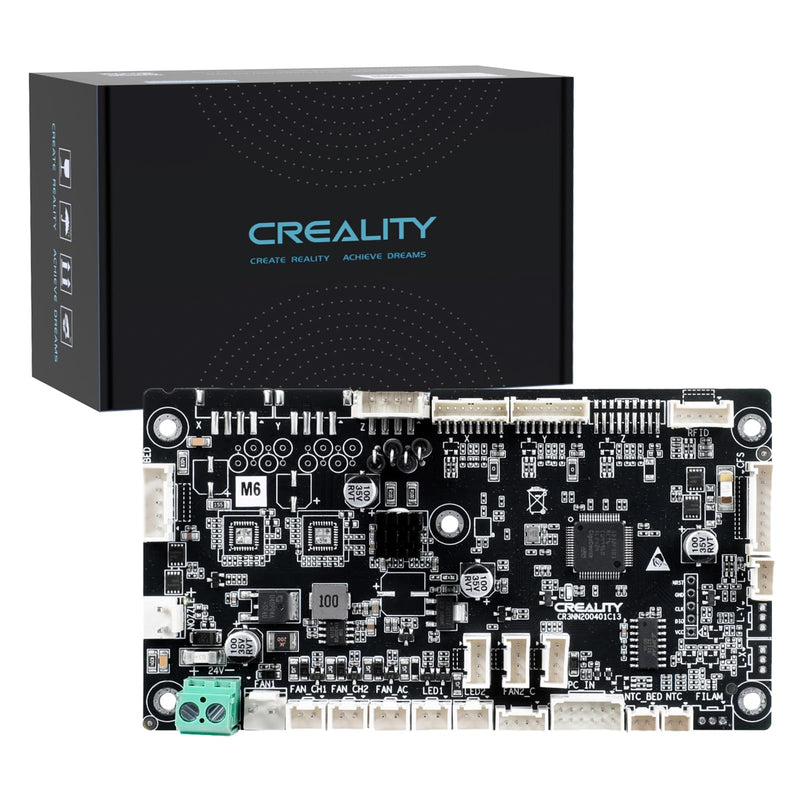 Creality Official K2 Mainboard, Original K2 Lower Computer Mainboard K2 Silent Motherboard, CR3NN200401C12 32 Bits M6 GD32F303RET6, Durability and Quick Replacement Parts for Creality K2 3D Printer