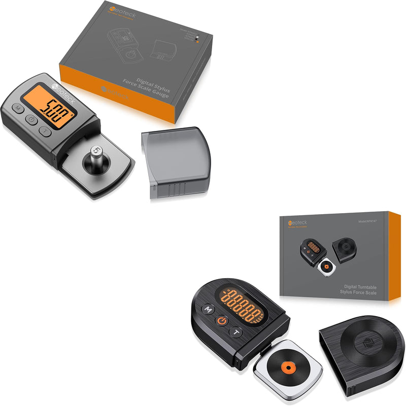 [Australia - AusPower] - Neoteck Professional Audio Calibration Kit: Turntable Stylus Force Gauge & Digital Force Gauge with LCD Backlight, Tonearm Phono Cartridge Adjustment 