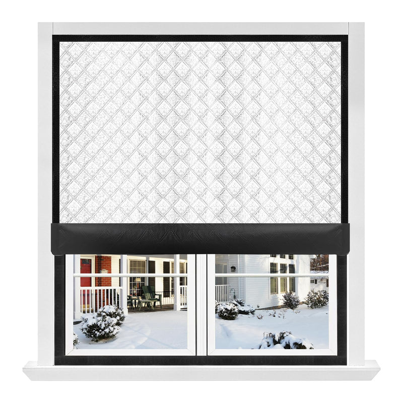 Insulated Window Cover, Sunmoxia Upgraded Oxford Cloth Waterproof Thermal Insulated Blackout Window Insulation kit, Fits up to 24x36 inch Windows to Keep Warm in Winter