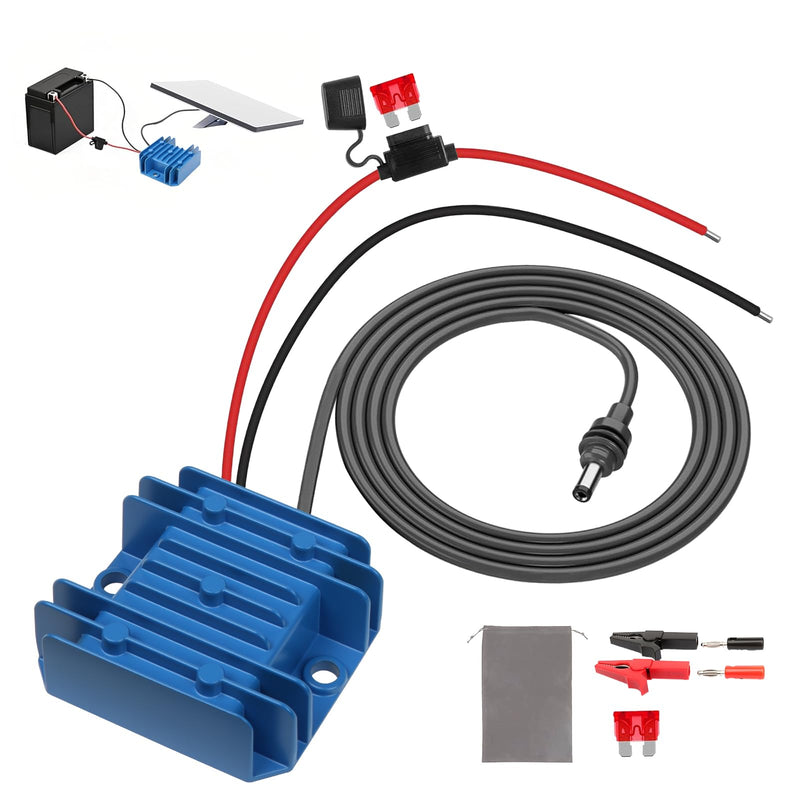 [Australia - AusPower] - Starlink Mini 12V Adapter Power Cable, 12V/24V Starlink Mini Power Supply DC Step Up Converter to 30V 3.5A, Compatible with Battery/RV/Generator/Yacht/Solar Panels Off-Grid Power Solution with Fuse 6.56 ft Blue 