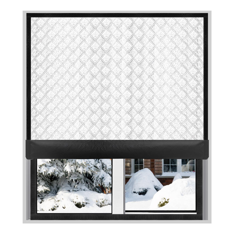 Insulated Window Cover, Veanusiver Upgraded Oxford Cloth Waterproof Thermal Insulated Blackout Window Insulation kit, Fits up to 45x49 inch Windows to Keep Warm in Winter Fit up to 45x49 inch