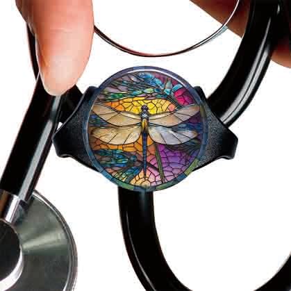 [Australia - AusPower] - Dragonfly StethoscopeTag Personalized,Nurse Doctor StethoscopeID Tag Customized, Medical StethoscopeName Tag,Ideal for Anyone That uses a Stethoscope, Nursing Students,etc. 