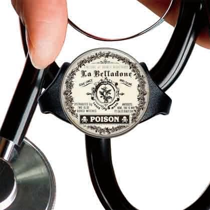 [Australia - AusPower] - Retro Design StethoscopeTag Personalized,Nurse Doctor StethoscopeID Tag Customized, Medical StethoscopeName Tag,Ideal for Anyone That uses a Stethoscope, Nursing Students,etc. 