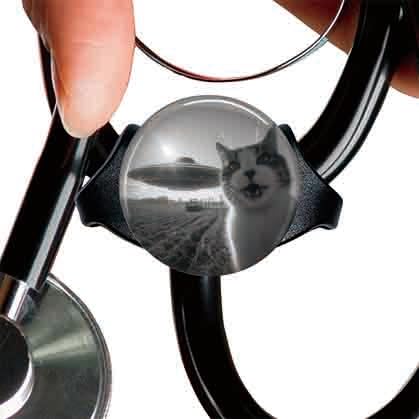 [Australia - AusPower] - Lovely cat StethoscopeTag Personalized,Nurse Doctor StethoscopeID Tag Customized, Medical StethoscopeName Tag,Ideal for Anyone That uses a Stethoscope, Nursing Students,etc. 