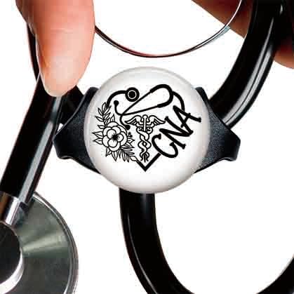 [Australia - AusPower] - CNA StethoscopeTag Personalized,Nurse Doctor StethoscopeID Tag Customized, Medical StethoscopeName Tag,Ideal for Anyone That uses a Stethoscope, Nursing Students,etc. 