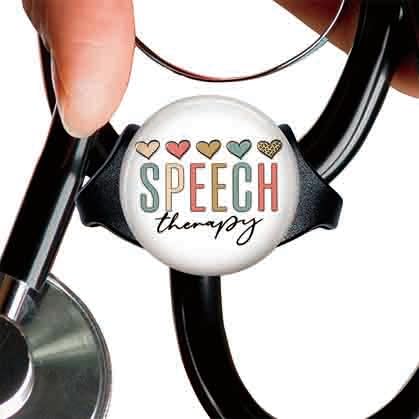 [Australia - AusPower] - Speech StethoscopeTag Personalized,Nurse Doctor StethoscopeID Tag Customized, Medical StethoscopeName Tag,Ideal for Anyone That uses a Stethoscope, Nursing Students,etc. 