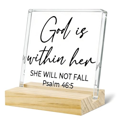 Christian Home Decor Christian Gifts for Women Religious Gift Acrylic black