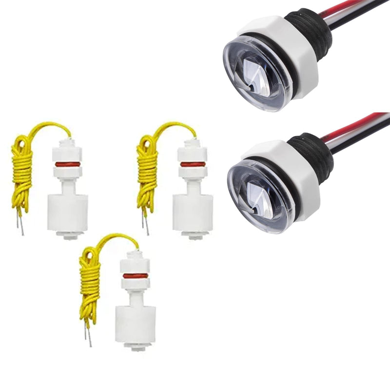 [Australia - AusPower] - Gikfun 2-in-1 Liquid Level Sensor Combo: M8 Float Switch & Optical Water Sensor 