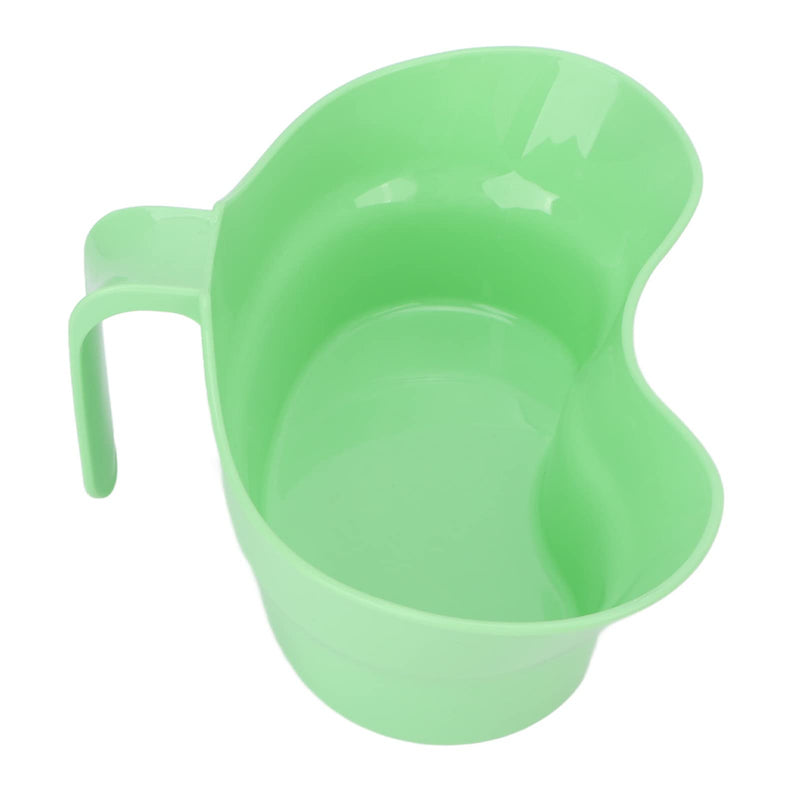 [Australia - AusPower] - Emesis Basin, Curved Design Vomit Bowl, 8.07x6.29in Oral Care Spit Cup, Plastic Vomit Spit Cup with Handle for Elderly, Oral Care Patient, Bedridden Patients Oral Cleaning 