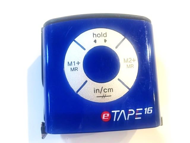 [Australia - AusPower] - eTape 1752-WP-106 Digital Tape Measure, 3/4" x 16' (Blue) 