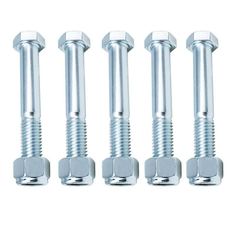 [Australia - AusPower] - 500101 Shear Bolts with Nylock Nuts Replacement (1/2" x 3-1/2") Compatible Models Rotary Cutters Grade (5sets) 
