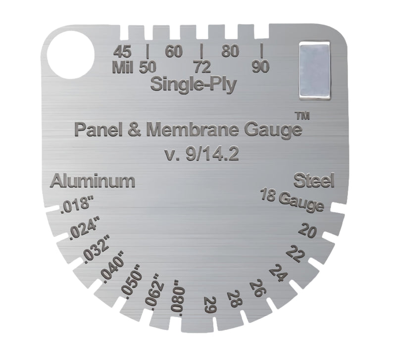 [Australia - AusPower] - Roof Pitch Gauge – Stainless Steel Roof Inspection & Thickness Measuring Tool for Metal Roofing Panels, Durable Metal Roofing Tools 