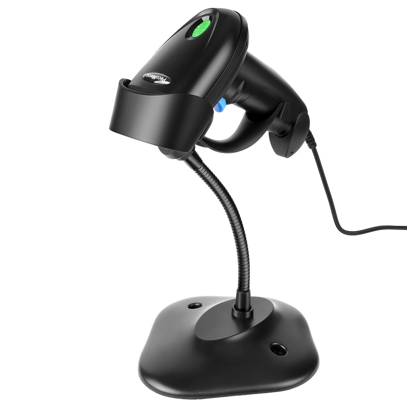 [Australia - AusPower] - USB 2D Barcode Scanner with Stand, Handheld QR Code Scanner PDF417 Data Matrix Bar Code Reader with Long USB Cable for POS Mobile Payment, Convenience Store, Supermarket, Warehouse (TM-10CS) 