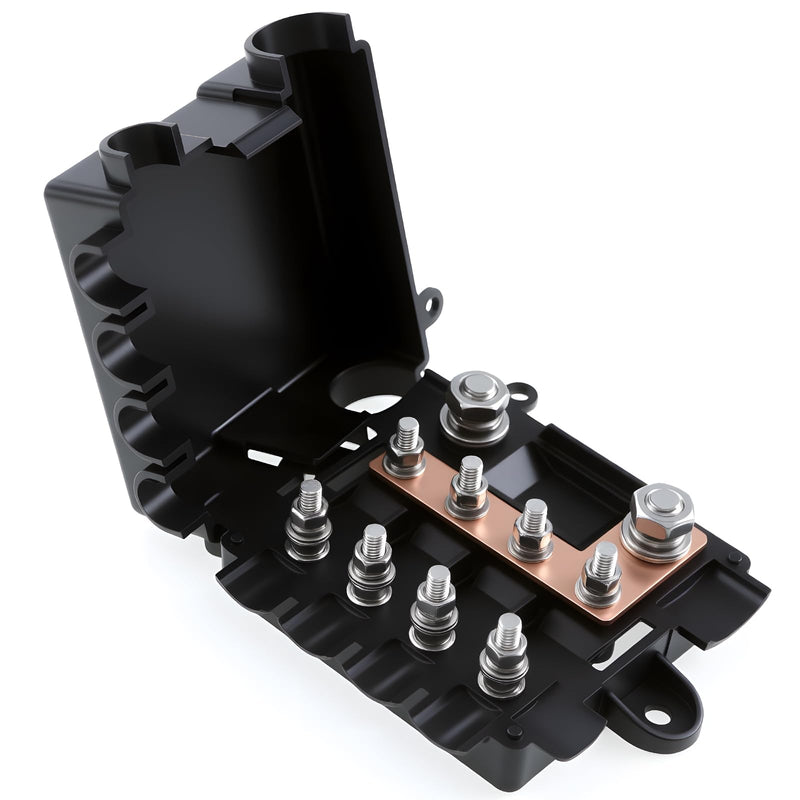 Fuse Holder Power Distribution Block for Midi Fuse, 12V/36V Systems FUSE BOX +ANM