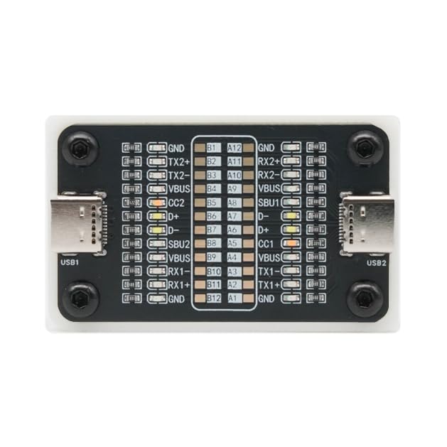ChargerLAB Power-Z CT001 USB-C cable tester with 24-pin continuity testing and LED indicators