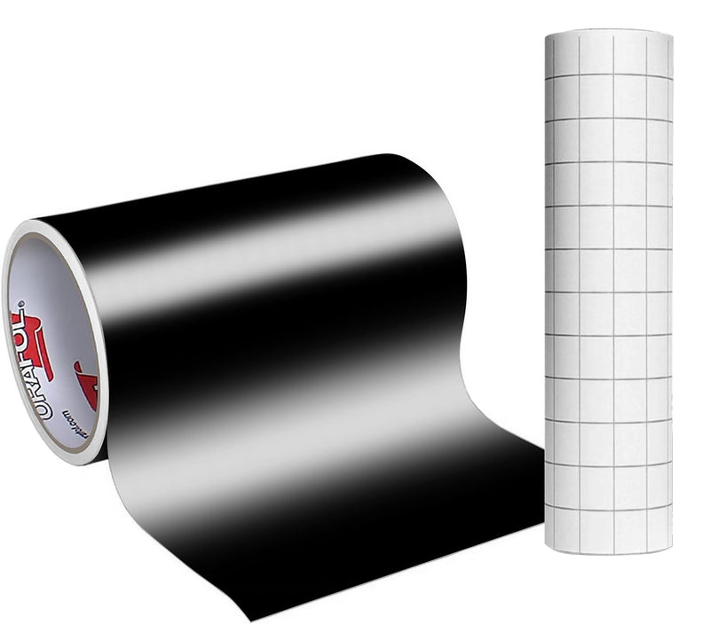ORACAL 631 Matte Vinyl Roll 12" x 6ft - Black + Transfer Paper Matte Black 12" x 6ft + Transfer paper