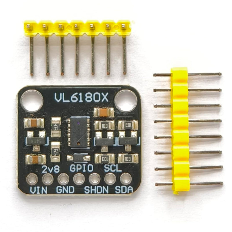 [Australia - AusPower] - 2pcs VL6180X Distance Sensor Module – 5mm-100mm Optical Ranging, I2C Interface, 3.3V/5V Compatible for Arduino 