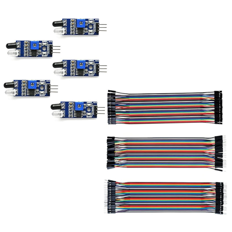 [Australia - AusPower] - Gikfun Obstacle Avoidance IR Sensor Module with Breadboard Jumper Wires Kit for Arduino Projects 