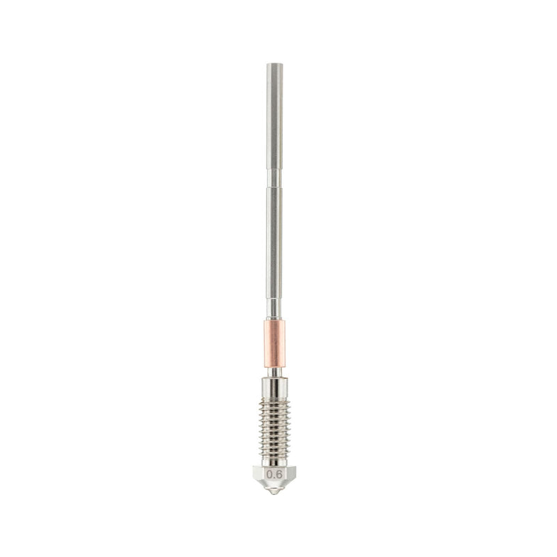 Tungsten Carbide Nozzle 0.6mm for Prusa MK4 / XL 3D Printer, Less Brittle, High Thermal Conductivity Abrasion Resistance for Precision Additive Manufacturing Tungsten Carbide