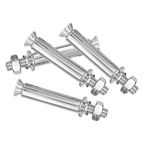 MOUMOUTEN 4-piece M12 x 70mm 304 stainless steel expansion bolts with hex anchors