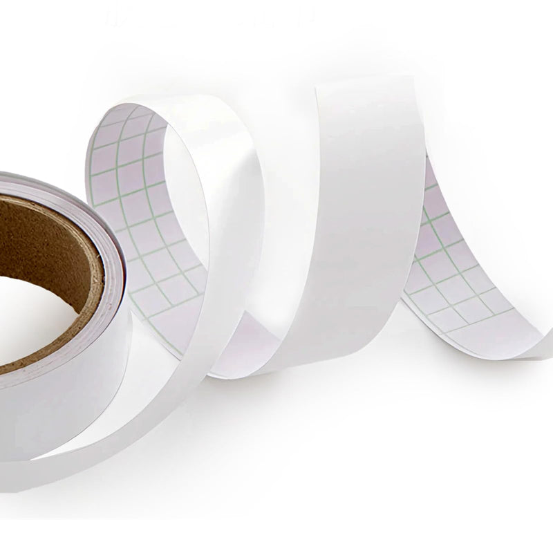 QUUPY 20mm X 10m White Melamine Edge Banding Self-Adhesive Pre Glued Edging Repair Tape for Worktop Kitchen Cabinet Furniture Panels Restoration