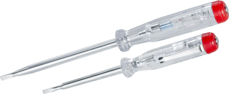 Laserliner TipTest Duo Set Phase Tester, 2 Single Pole Voltage Testers | Different lengths, fast phase test, VDE GS tested