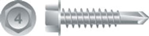 StrongPoint 410 stainless steel unslotted hex washer head bolt, 12-14 x 2-1/2 inch, box of 50