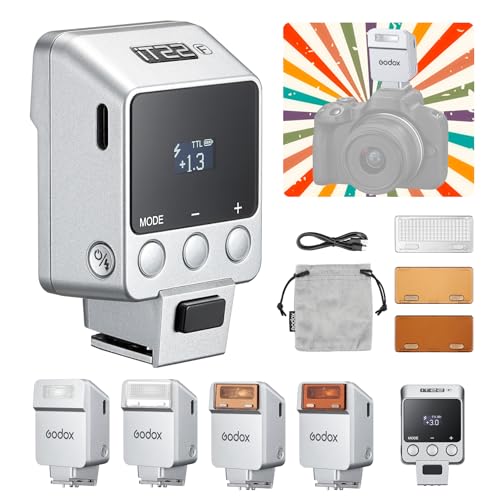 Godox iT22-S Silver Mini TTL Camera Flash for Sony Godox IT22-S(Silver）