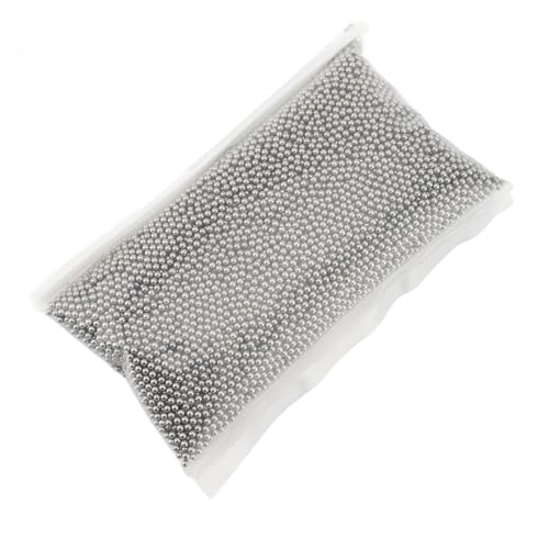 Jewelers Polishing Beads Stainless Steel Multifunctional Round Jewellery Polishing Beads for Removing Burrs Removal Drop Media (2 mm) | Stainless steel precision balls as a polishing medium for deburring and shining gold jewelry in tumbler polishers 2mm