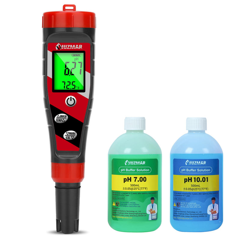 [Australia - AusPower] - 4 in 1 Digital pH Meter and pH Calibration Solution 