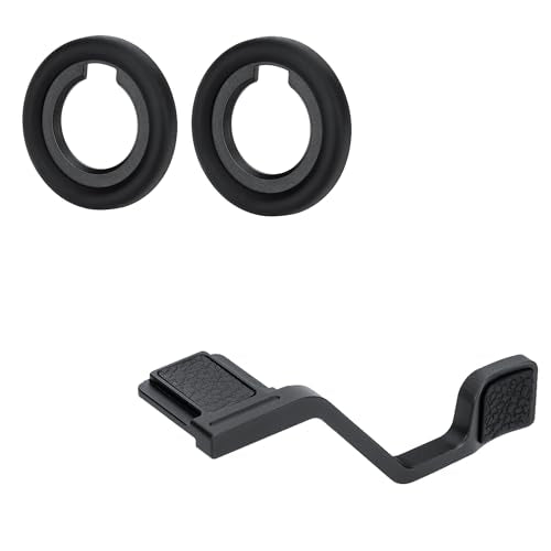 JJC 2-Pack DK-33 Soft Eyecup Eye Cup Eyepiece & Metal Thumb Grip Rest for Nikon Zf Z f Camera, Nikon Zf Camera Accessories