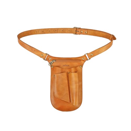 TOURBN leather gardening tool belt with 4-in-1 utility bag for florists and gardeners