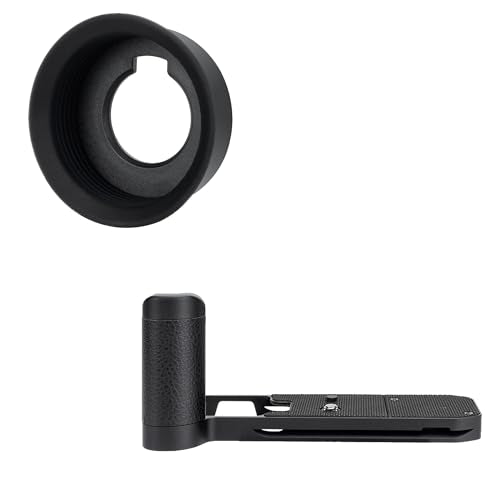 Long Soft DK-33 Eyecup Eyepiece Viewfinder Cover & Metal Hand Grip for Nikon Zf Camera, Nikon Zf Accessories