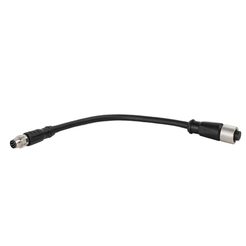 Cable for DJI Livox Mid-360 LiDAR to Unitree Go2 Robot Dog, M12 Aviation A-Coded 12 Pin Female to M8 6pin Connector, 20cm 20 cm Straight connector