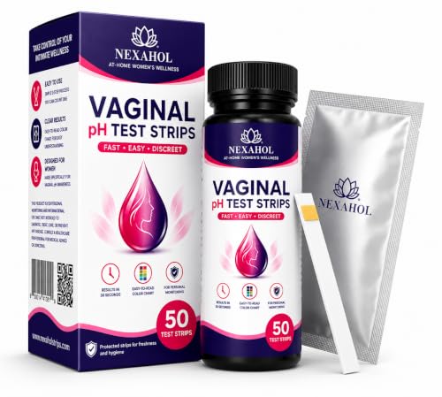 Vaginal pH Test Strips for Women, 50 Count, pH Balance Kit