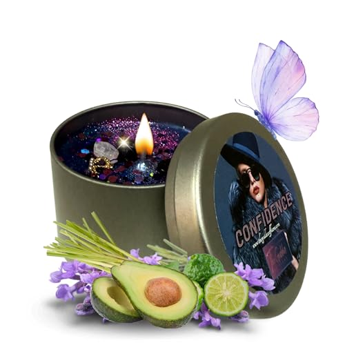 – Confidence Candle | Ritual Spell Candle for Empowerment, Courage & Strength | Hoodoo, Wiccan, Pagan, Conjure (Small 4oz) Small 4oz