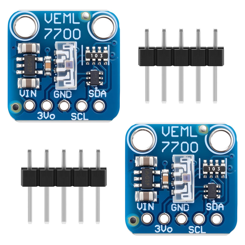 [Australia - AusPower] - 2pcs VEML7700 Ambient Light Sensor I2C IIC Communication Interface Light Sensors Moudule for Arduino 