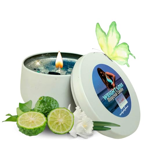 – Weight Loss Candle | Spiritual Candle for Willpower, Discipline & Focus | Hoodoo, Wiccan, Pagan, Conjure | Manifestation & Motivation Ritual (4oz) 4oz