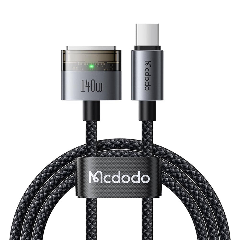 mcdodo 140W USB-C to Magsafe 3 Cable for Mac-Book Pro M5 Charging, Magnetic3 Cable Compatible with MacBook Pro M5 M4 M3 M2 M1(2021-2025) 14"/16", MacBook Air M4 M3 M2(2022-2025) 13"/15"-6.6FT A002