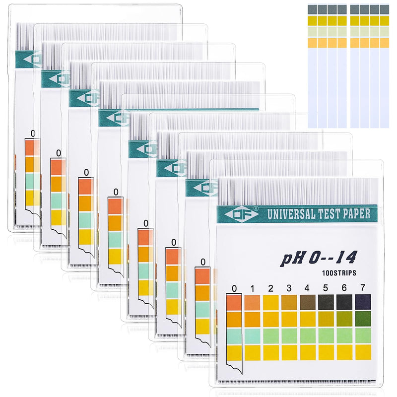 [Australia - AusPower] - Lounsweer 800 Strips Ph Paper Test, Universal Full Range 0-14, Extensive Test Paper Litmus with Storage Case for Testing Body Acid Alkaline Ph Level Skin Care Aquariums Drinking Water 