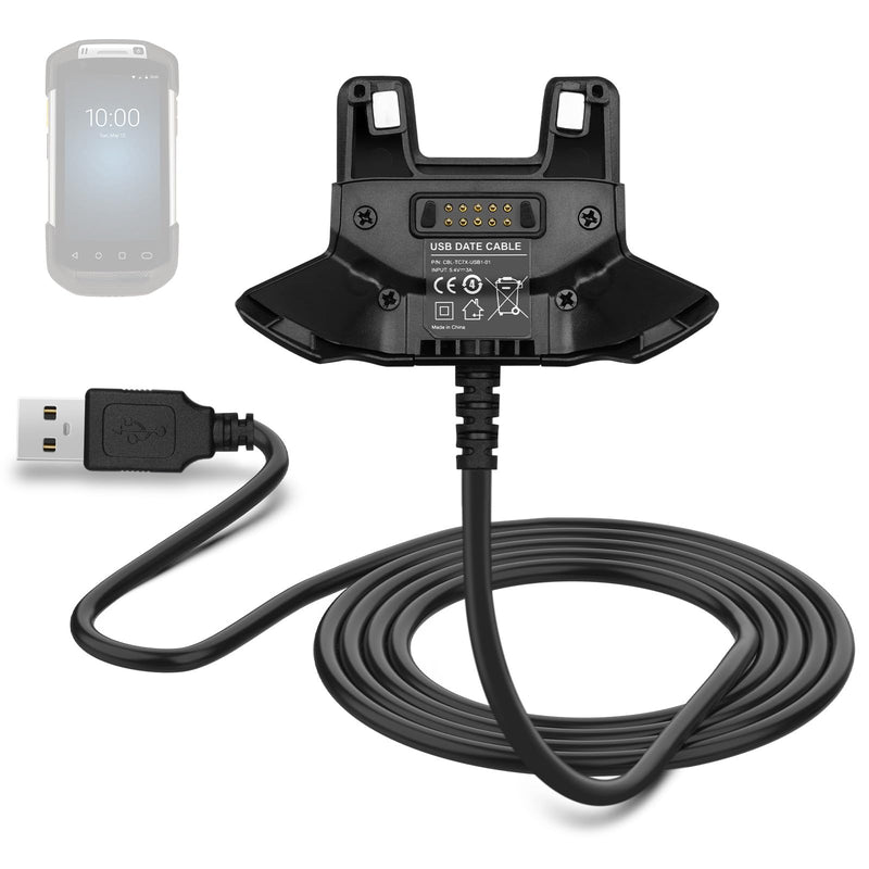 for Zebra Scanner TC77 USB Charger Cable: USB Charging Data Transfer Cord for Symbol TC70 TC77 TC75 TC72 TC55 TC75EK TC700H TC700K TC77HL TC720L TC70x TC75x BT-000318 Barcode Scanner
