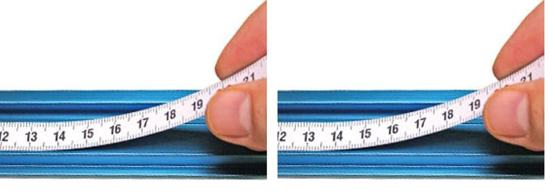 Kreg KMS7729 3.5 Meter Self Adhesive Measuring Tape (L to R) (Pack of 2) 3.5 m (Pack of 2)